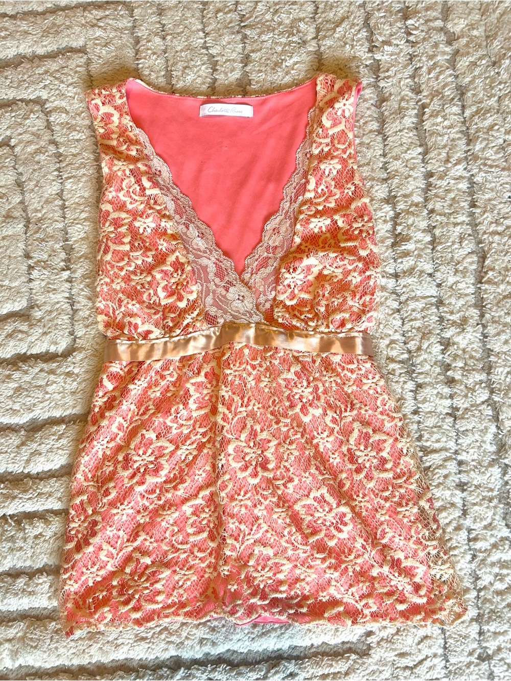 Y2K Charlotte Russe Tie Back Tank